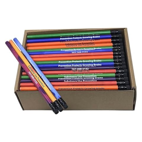 Pencil Guy Promotional Personalized Mood Pencils- Assorted - 1000 to a box - Imprinted… Cover