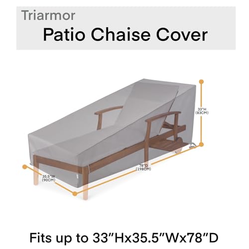 Triarmor 78 Inches Patio Chaise Lounge Cover Waterproof Outdoor Lounge Chair Cover by TRIARMOR - Image 2