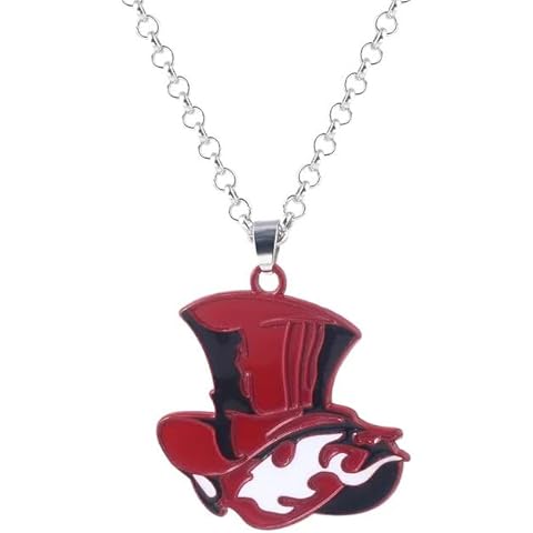 retsamradassaT P5 Cosplay Necklace - Red Hat Symbol Badge Pendant Necklace Cover