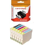 Cartridgex 6 Compatible Ink Cartridge Set Replacement for Epson Stylus Photo R200 R220 R300 R300M R320