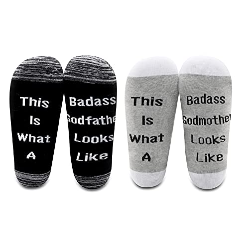Badass Godmother/Godfather Socks