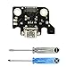MMOBIEL Ladebuchse Kompatibel mit Samsung Galaxy Tab A7 10.4 2020 - Dock Connector USB C - Audio Jack/Mikrofon/Antenne Ersatz - Inkl. Schraubenzieher