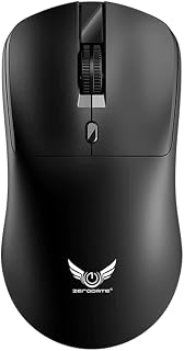 2.4G Wirreless Mouse Ergonomic Adjustable 800-1200 - 1600 DPI Lightweight Rechargeable Office Gaming Mice for PC/Laptop/Maicbook Pro Replacement for OEM