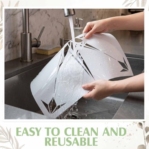 Zonon 4 Pcs 18 in Reusable Tile Stencil for Painting Large Pattern miniatura 3