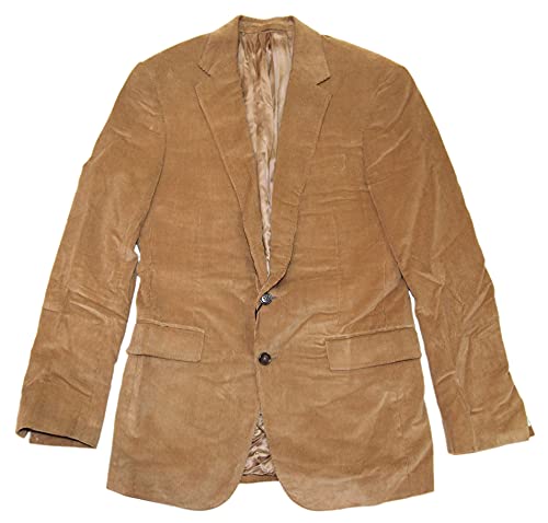 Ralph Lauren Polo Black Label Mens Brown Khaki Blazer Sport Coat Corduroy Italy2