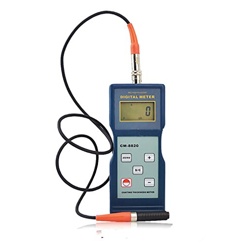 Medidor Digital de Espesor con Sonda Tipo F Pantalla LCD Rango 0~2000μm / 0~80 mil