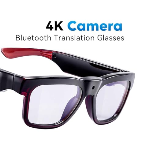 Image of OHO 4K Ultra-Lightweight Smart Glasses, AI Chat & Real-Time Translation, OHO App Supported, Record-While-Charging, UV400 Lens 128G Storag