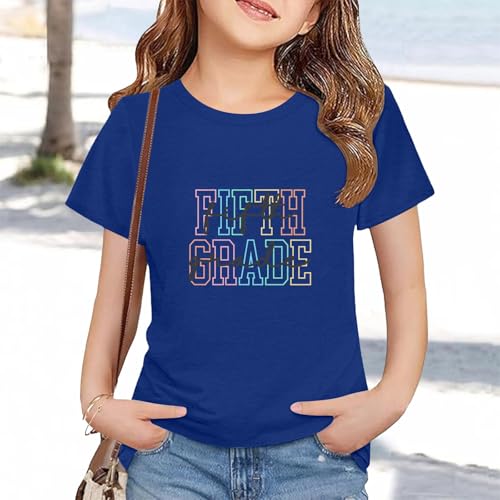 Trendy First Day School Tees for Kids Kinder Garten Graphic T-Shirt Short Sleeve Tops Kindergarten Theme Cotton Tees4