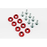 10 pz universale M6 dadi per auto bulloni adesivi JDM Password rondella
