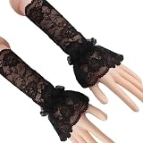 Muñequeras decorativas para mujer, puños elásticos de encaje, decoración de camisa, puños de manga de verano, accesorios a prueba de sol, mangas decorativas para mujer, mangas decorativas para mujer