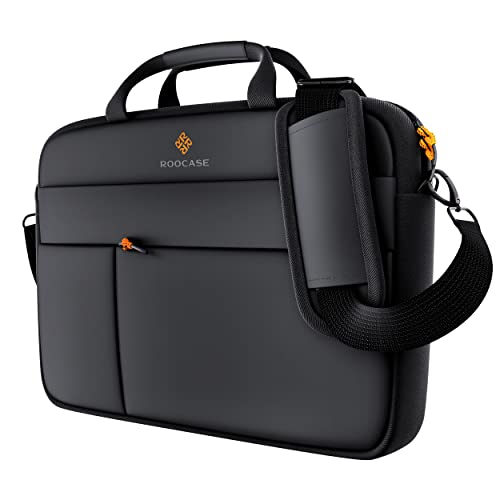 rooCASE Laptop Briefcase Messenger Bag 15.6 Inch with Top Handle Strap