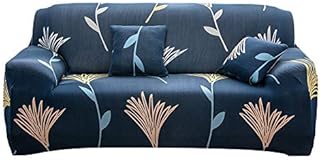 Yeahmart Sofa Cover 1 2 3 Seater Sofa Slipcovers Printed Stretch Couch Cover Polyester Spandex Furniture Protector Cover (3 Seater, Pattern #Wildflower)
