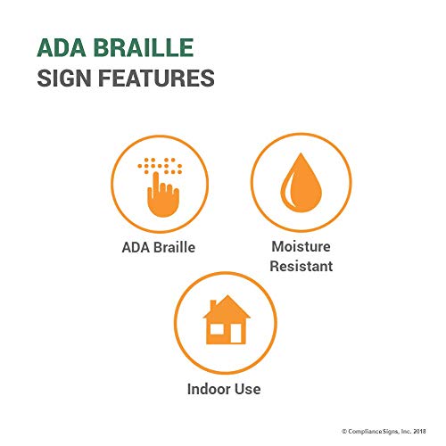 Compliancesigns.com Family Restroom Sign, Ada-Compliant Braille And Raised Letters, 9X9 In. White On Black Acrylic With Adhesive Mounting Strips #TOP2