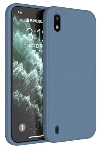 HAFFAN TPU Silicone Case Compatible with Samsung Galaxy A10 (6.2), Cover Holster Sleeve - Lavender Grey