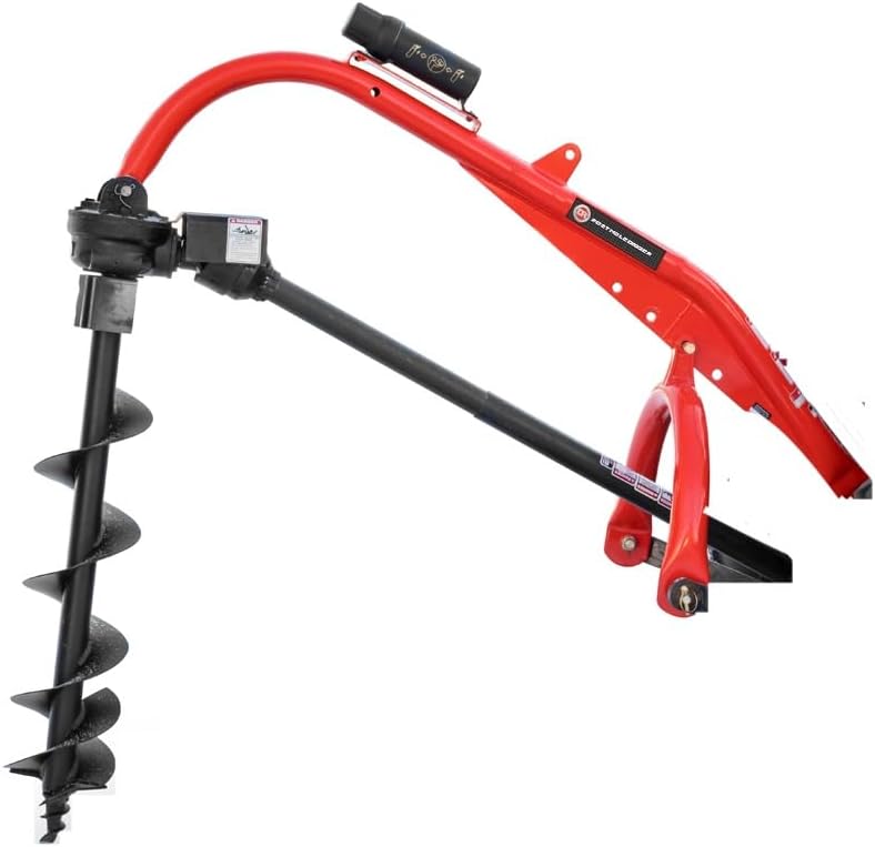 DR Tractor Post Hole Digger - Fencepost and Long Fence Line Digger - Construction Grade Steel to Dig Through Tough Soil - 540 RPM for Smooth Drilling - Long Reach PTO Shaft