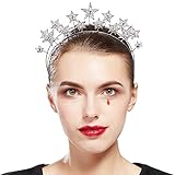 Stern Halo Haarreif, Material: Strass und Metalllegierung.
