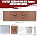 DND DM Screen 5e Dungeon Master Screen Deluxe Leather 4-Panel Customizable Magnetic Panel Game Master Screen with Magnetic Stickers, for Dungeons and Dragon, Pathfinder