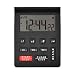 Produktbild Runleader Digital Desktop Küchentimer, 4 Countdown-Timer und Stoppuhren mit 12/24-Stunden-Uhr Alarm mit großen Ziffern zum Backen Kochen Hausaufgaben Fitness (schwarz)