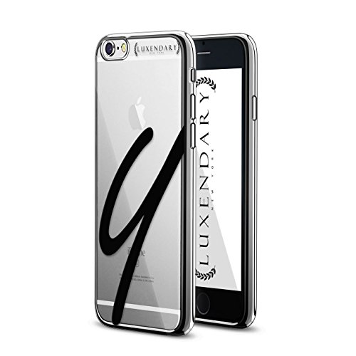 Luxendary Black Initial Y1 Design Chrome Series Case For IPhone 6/6S - Chrome / Silver
