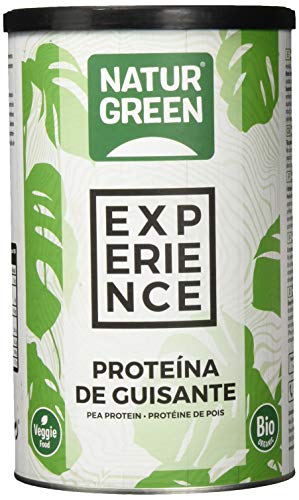 En Oferta Naturgreen - Proteína De Guisante Bio, Concentrado De Proteína Ecológica, Superalimento, Polvo De Proteínas Y Aminoácidos, 100% Vegano - 500 G