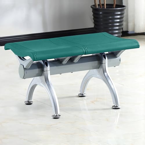 SFSLBFB Waiting Room Chairs, Leather Reception Bench with Steel Frame for Office, Airport, Bank, Hospital