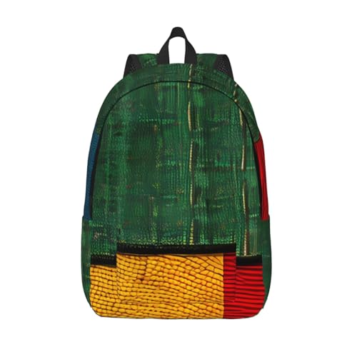 Sac à dos de randonnée unisexe WURTON style africain en toile