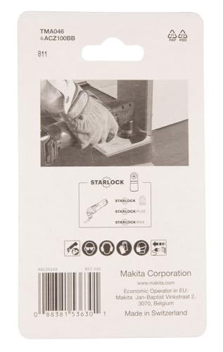 Makita B-64808 Lama Segmentata Bimetallica Starlock 100mm 15TPI Legno/Metallo