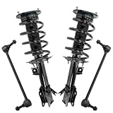 Detroit Axle - Front Struts Kit for Ford 2015-2018 Edge 2016-2018 Lincoln MKX, 2 Struts with Coil Spring Assembly 2 Sway Bar End Links 2017 Replacement Suspension