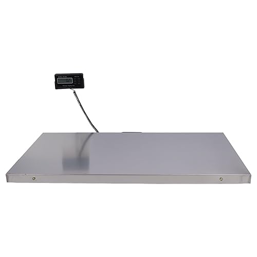 Miniatura 7 de Escala digital de envío postal para ganado, 1,102.3 lbs, 1102 libras, máximo con conteo e indicación de baja potencia, báscula de plataforma para