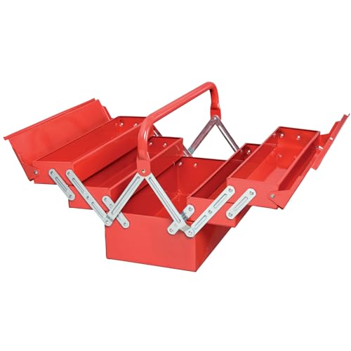 Valex 1453048 Werkzeugkasten, ausziehbar, 5 Fächer
