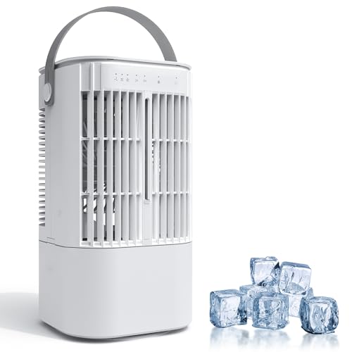 Portable Air Conditioner Fan, 4-IN-1 Portable Windowless Air Conditioners, 3-Speed
