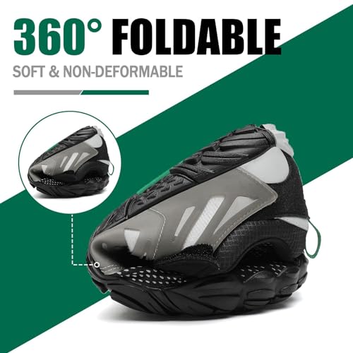 Miniatura 6 de Saguaro Zapatillas Barefoot Hombre Mujer Zapatillas Minimalistas Zapatos Barefoot Calzado Minimalistas Zapatillas De Trail Running Barefoot Shoes Para Zero Drop Suela Negro Espeluznante,Gr.40