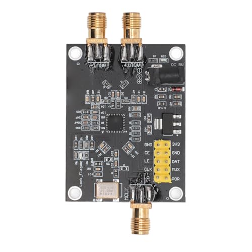 Módulo de Generador de Señal RF ADF4350, Rango de 35MH a 4400MHz Rango de Frecuencia SPI Control SMA Salida RF Synthesizador de Frecuencia RF para Aplicaciones de Fuente de Señal