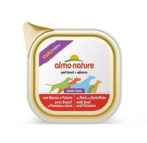 アルモネイチャー ドッグフード デイリーメニュー アルミカップ 牛肉とポテト入りお肉のご馳走 100g×32個 (ケース販売)