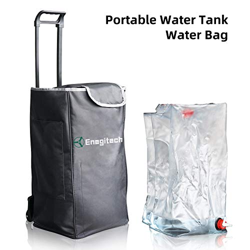 Enegitech 18V Cordless Pressure Washer and 50L Canvas Water Tank Compatible with Makita 18V Lithium Battery for Car Cleaning, Outdoor Equipment Cleaning, Courtyard Cleaning - Thumbnail 2