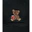 Teddy Bear Red Cup Embroidered (Black)