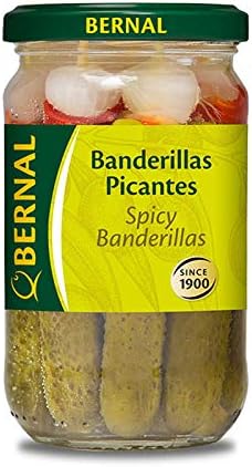 Banderillas - Spicy Pickle Skewers, 350g CASE of 12