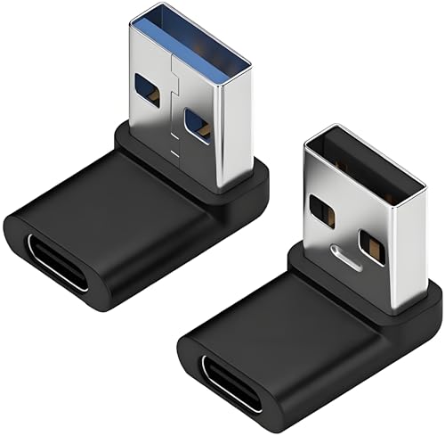 Adaptateur USB vers USB C pour réparer les câbles pliés 90°