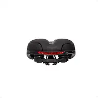 Selim de Bicicleta Spinning Confortável, Largo, Almofada Macia, Ergométrica, MTB, Absorção de Impacto, Ciclismo Indoor, Resistente, Antiderrapante, Ideal para Longas Pedaladas e Uso Diário.