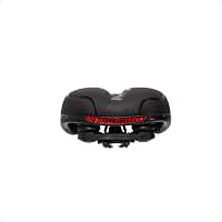 Selim de Bicicleta Spinning Confortável, Largo, Almofada Macia, Ergométrica, MTB, Absorção de Impacto, Ciclismo Indoor, Resistente, Antiderrapante, Ideal para Longas Pedaladas e Uso Diário.