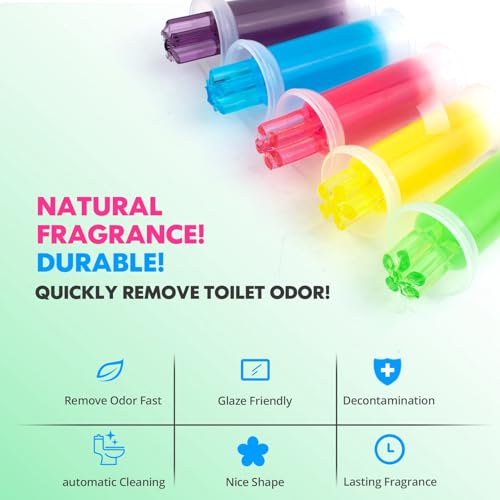 KILOSTEP Toilet Gel, 120 Count 9 Kinds Of Scent Toilet Gel Stamp Toilet Bowl Cleaners — view 5