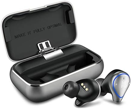 mifo Wireless Earbuds, O5 Balanced Armature Professional Bluetooth Earbuds with 100 Hours Playtime, Pro Headphones, Bluetooth 5 IPX7 Waterproof, Built-in Mic with 2600mAH Portable Charging Case