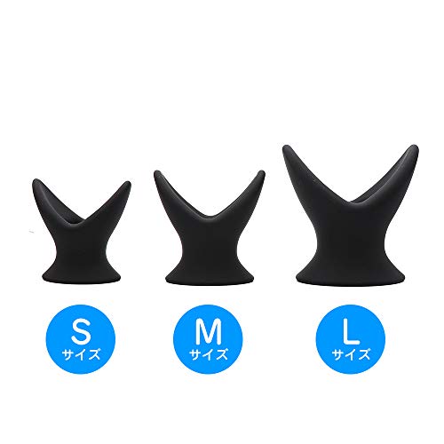 ストレッチマスターアナル拡張 アナパッカーン アナルクスコ 空洞 洗浄 シリコン 黒 (Sサイズ) - 画像6