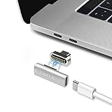 Magnetic USB C Male to Female Adapter - LAOSIJI Type C Mag-Safe Converter for MacBook Pro/Air Dell XPS Pixelbook Matebook HP Spectre,10Gbp/s Data,100W Fast Charging,4K/60Hz High