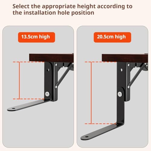 TYJYGS Étagère De Chevet Pliable en Bambou, Organisateur De Table De Nuit Réglable À Placer sous Le Matelas, Étagère De Lit avec Bord Antidérapant, Conception Triangulaire Wood – vue 3