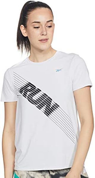 Reebok Women's Striped Slim Fit T-Shirt