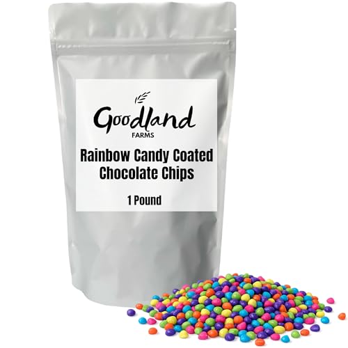 Rainbow Candy Coated Chocolate Chips, 1 lb Resealable Bag