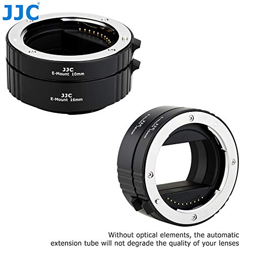 Anillos de extensión metal JJC TTL para lentes Sony E macro 3