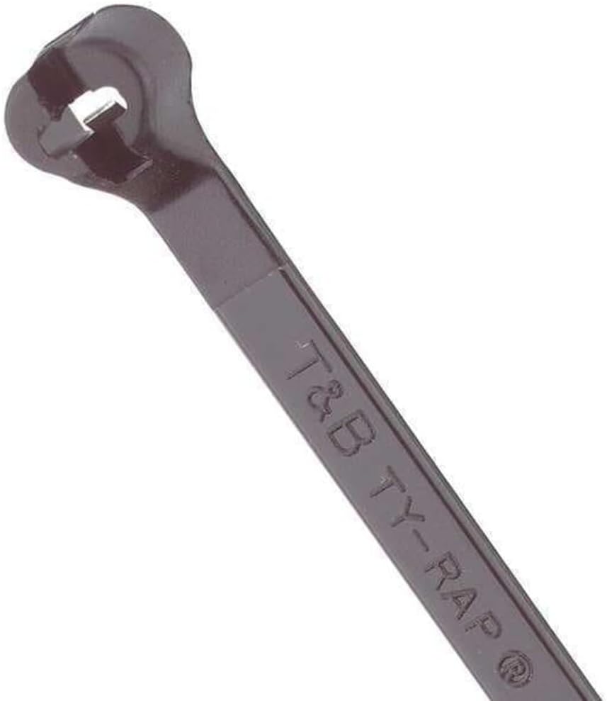 Thomas & Betts TY242MX UV BLK Cable Tie, 30 lb., 8" (Pack of 1000)