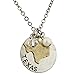 Produktbild LUX Zubehör Burnish Silber Texas State TX Form Charme Halskette